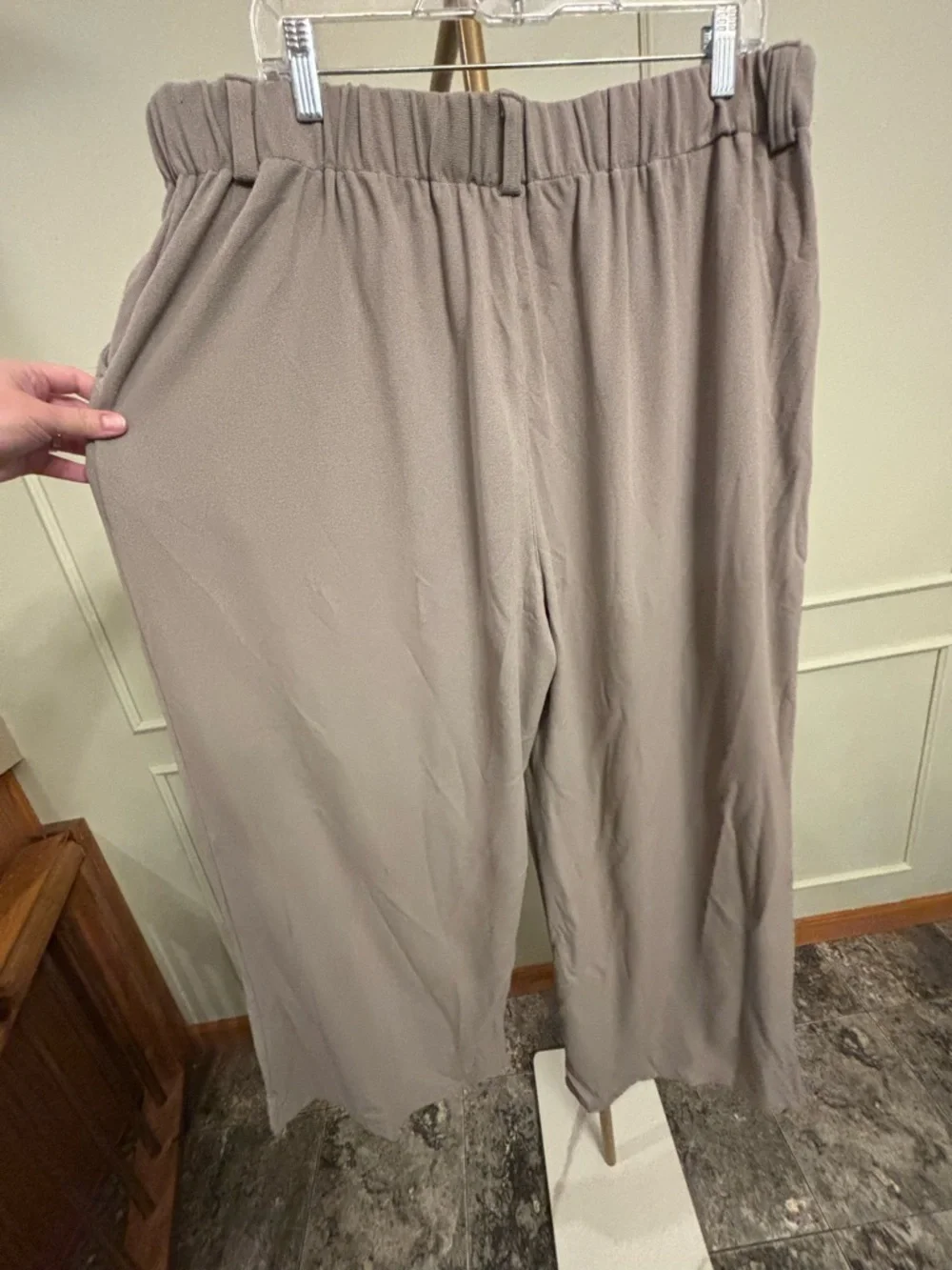 Halara Viral Work Pant Plus Size - High Waisted Pocket Wide Leg Stretch NWT 2X - Picture 3 of 5